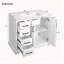 Meuble-lavabo 36 po avec lavabo en céramique