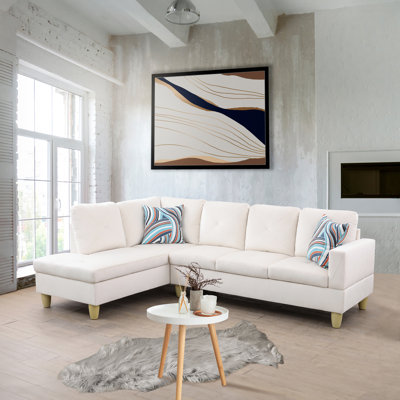 Aizleigh Upholstered L-Shaped Sectional