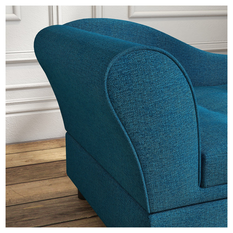 Canapé-lit surélevé PawHut pour animaux de compagnie avec rangement dissimulé et coussin rembourré, pour chiens de petite et moyenne taille, bleu foncé