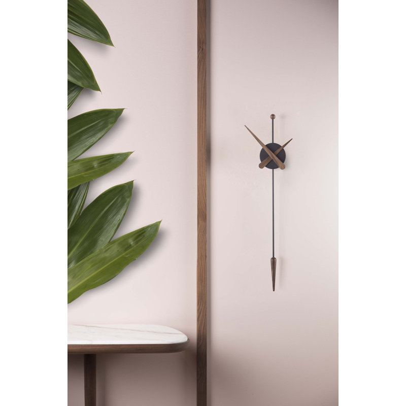 Wall Clock, Black Walnut