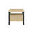 Yawan Oak & Black Finish Accent Table