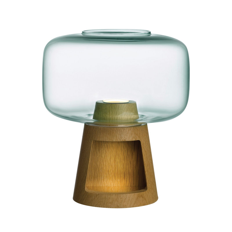 Tree Solid Wood Novelty Lamp, Green