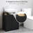Space-saving Black Mdf Under Sink Vanity Bathroom Cabinet For Organized Storage