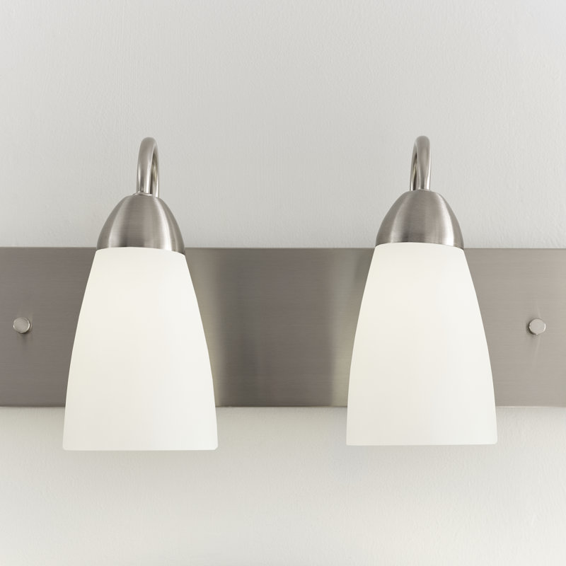 4 - Light Dimmable Vanity Light, Brushed Nickel, No