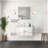 Bath Vanity With Faucet Set And LED Mirror