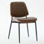 Ensemble de chaises en similicuir rétro Mid-Century-235632684