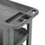 Chariot utilitaire roulant à 3 couches avec roues, supporte 600 lb, capacité robuste pour les espaces de rangement de garage et la cuisine, pour une utilisation intérieure et extérieure, chariot à outils durable