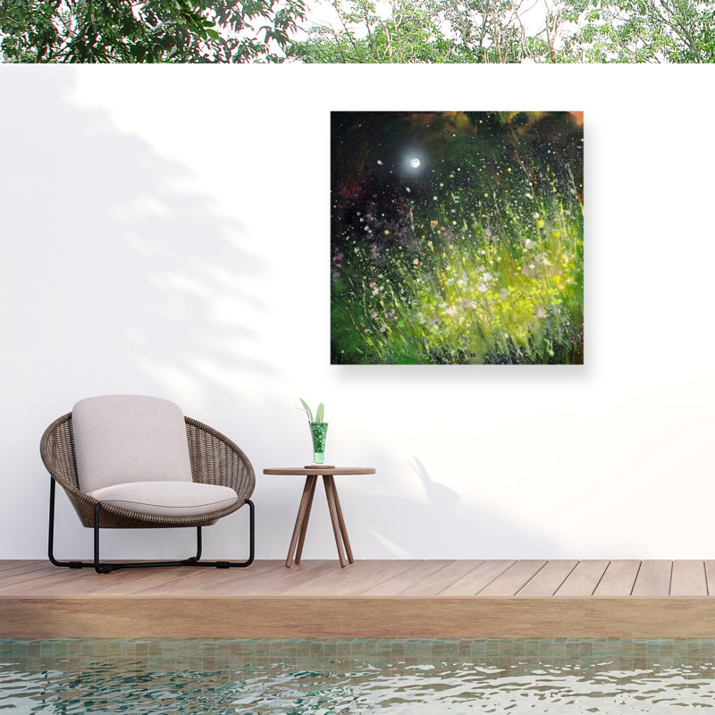 Jennifer Taylor Art Midnight Garden, H 14 po x l 14 po