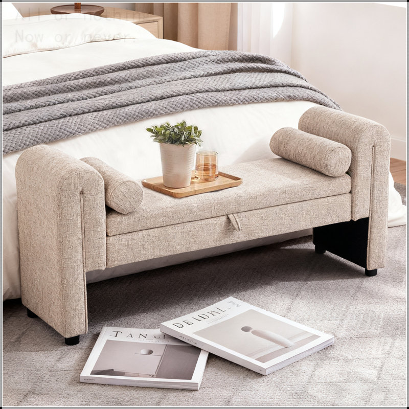 Banc de rangement de 60 pouces, Gruau