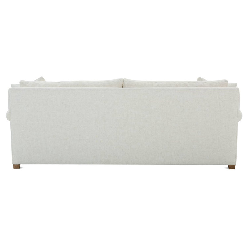 Freya Sofa, 36" H x 98" W x 39" D, Polyester Blend - White
