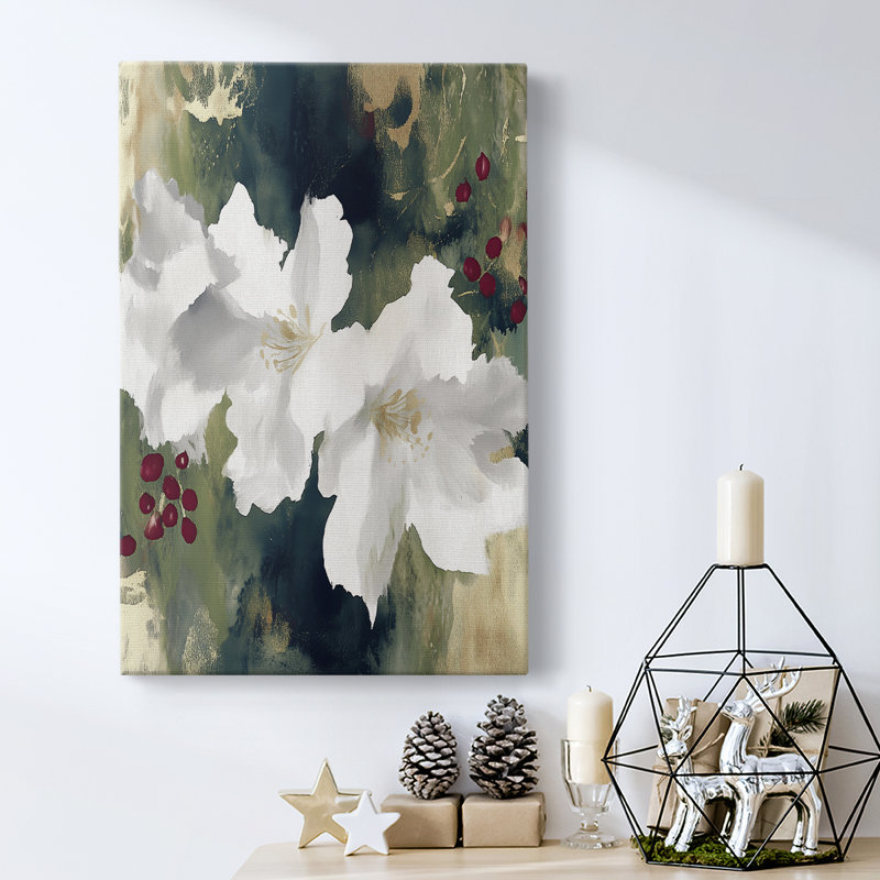 Art des Fêtes de Noël - Toile tendue avec châssis CDLXIX, H 18 po x l 12 po