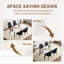 5 - Piece Marble Top Dining Set-2070588489