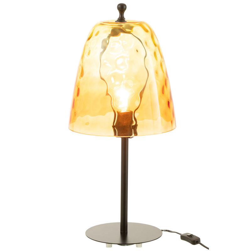 Spring / Summer 2024 Glass Buffet Lamp, Yellow