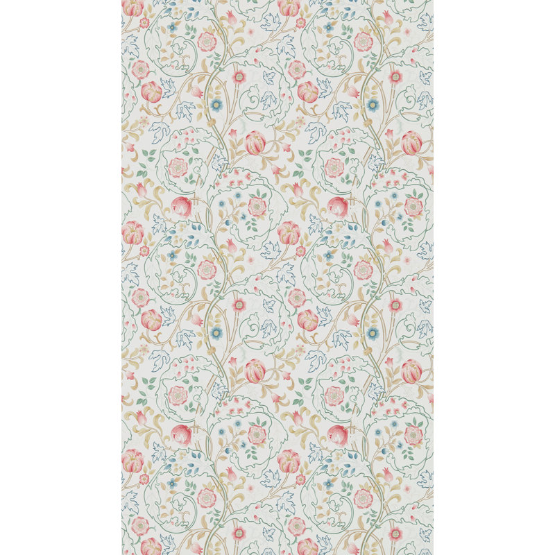 Mary Isobel Wallpaper, Pink/Ivory