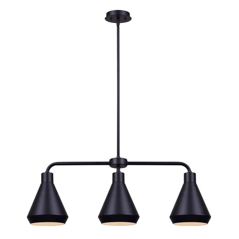 Stepney 3 - Light Black Kitchen Island Pendant
