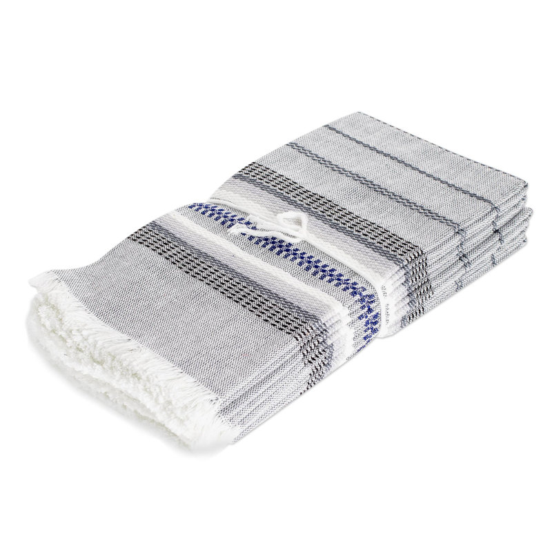 Allaire Cotton Striped Square Napkin