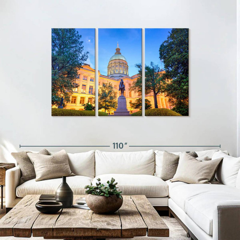 Capitole de Georgia State, H 48 po x l 74 po