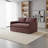 Modern Contemporary Fabric Upholstered Loveseat Sleeper