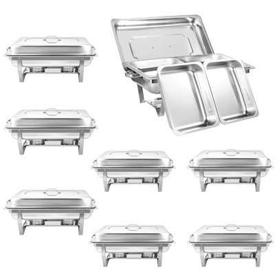 Stainless Steel (18/8) Rectangle Chafing Dish