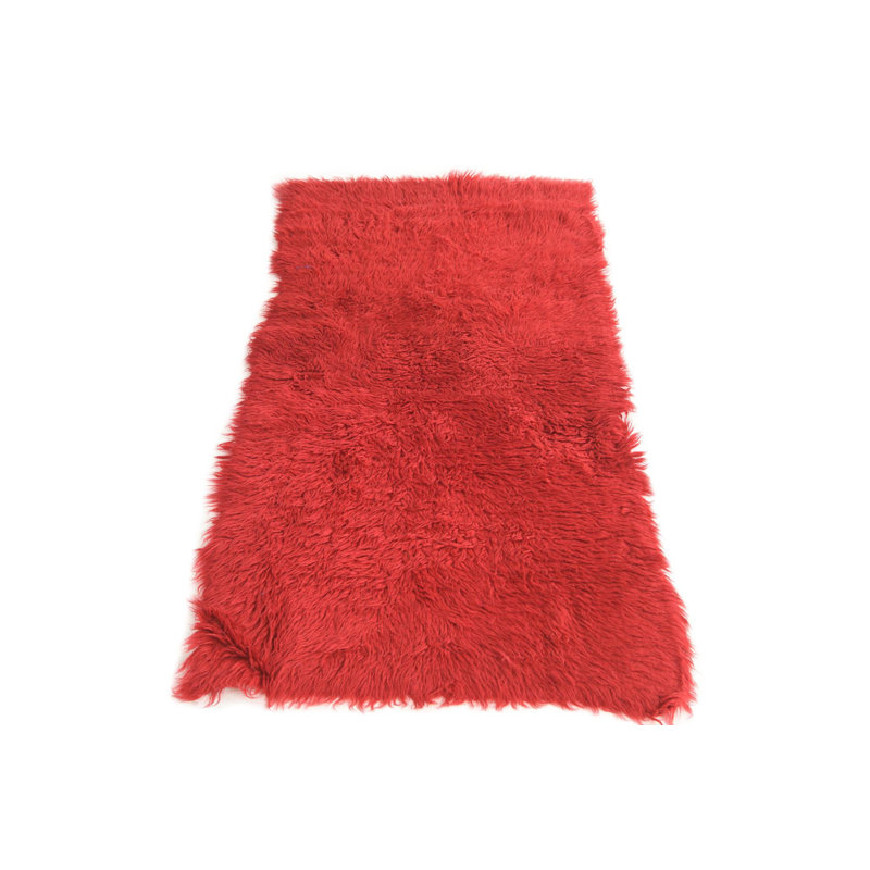 4 Ft Rectangle Phillippi Red Rug