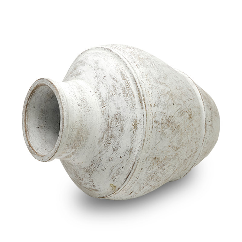Earthenware Jar, 22" H x 16" W x 16" D