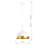 Adjustable Height Metal Body Single Pendant
