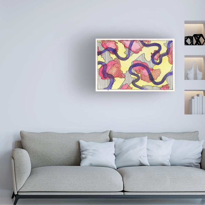 Art sur toile «bolologia» par Anika Goodhue, H 12 po x l 19 po