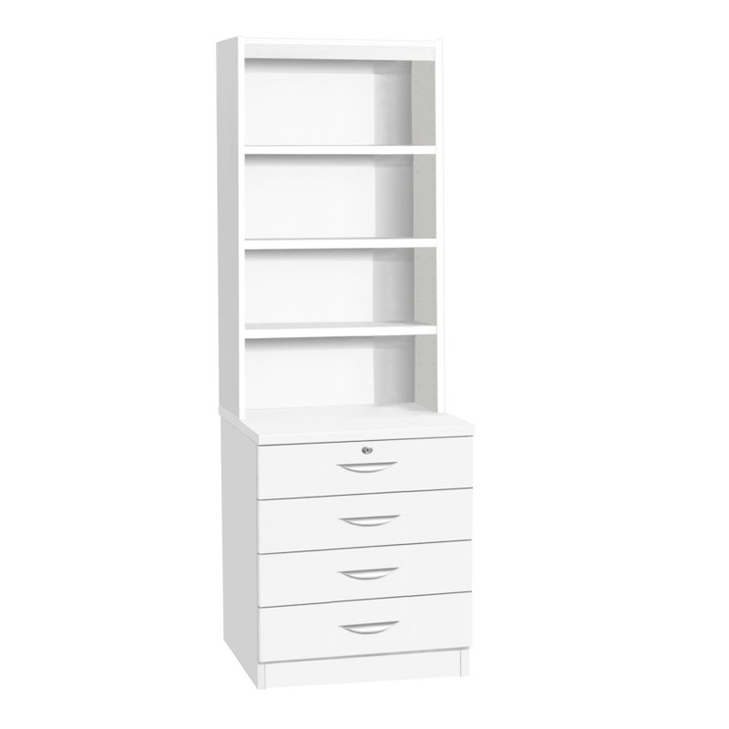Brenasia 4 -Drawer, White