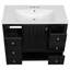 Bathroom Vanity With Sink Combo, One Cabinet And Three Drawers, Solid Wood And MDF Board-2066395233