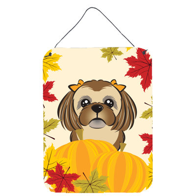 Décoration murale corgi de thanksgiving sable