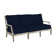 Haley Teak Outdoor Lattice Back Sofa