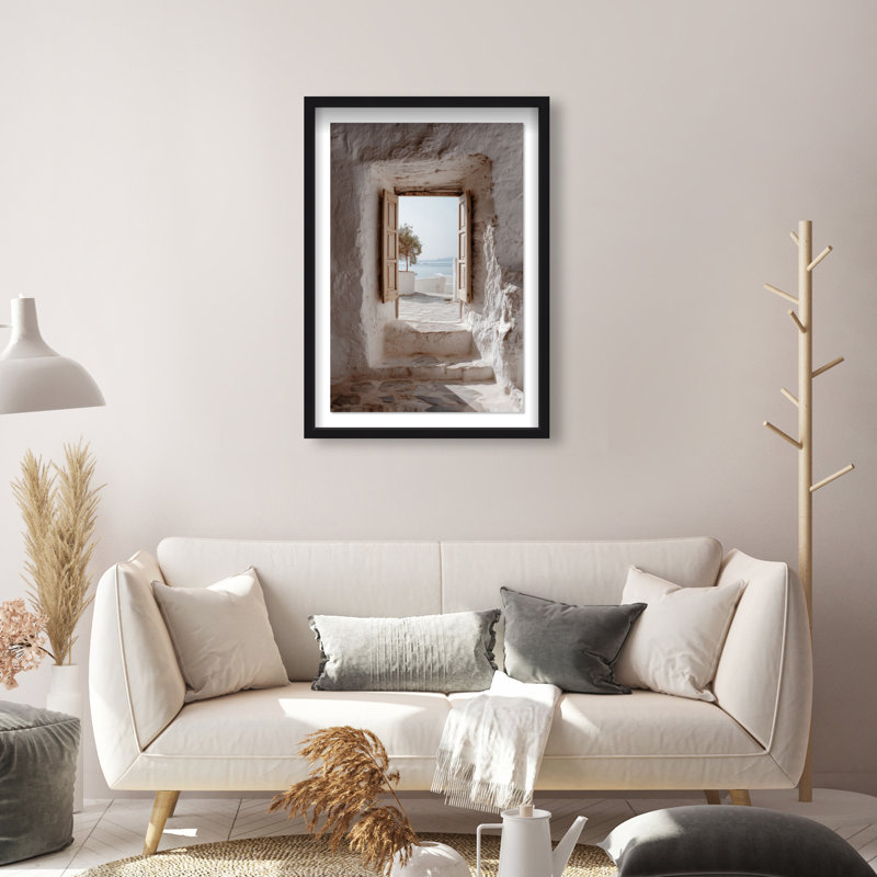 Mortar Meditation Print by Oliver Gal, 37.5"H x 25.5"W, Black Shadowbox