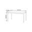 Bureau en bois massif de cerisier durable au design simple-851655405