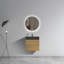 Meuble-lavabo de salle de bain avec lavabo, grand meuble-lavabo flottant mural de rangement, lavabo blanc une pièce sans drain ni robinet, pré-assemblé-622637877-622637879-622637876