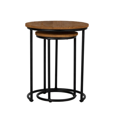 Sunset Round Teak Outdoor Side Table