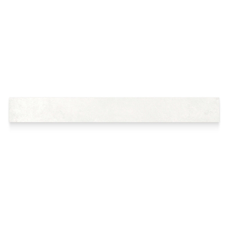 Mina Antracita Matte 3x24 Bullnose, White