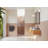 Halo 34.25 in. x 78 in. Frameless Glass Hinge Shower Door-110295031