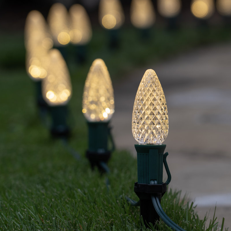 Line Voltage Plug-In OptiCore LED Pathway Lights, 100 feet