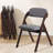 Upholstered Padded Stackable Folding Chair-339553188