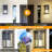 Solar-powered LED Outdoor wall lights with Motion Sensor(set of2)