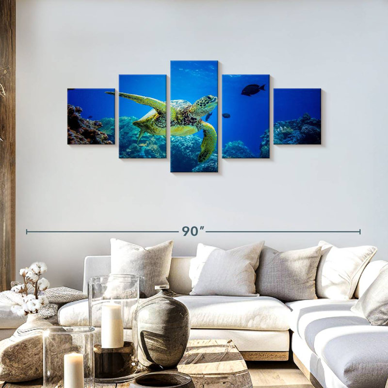 Glowing Turtle, 30" H x 68" W