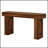 63 Inch Long Farmhouse Console Table with Rustic Brown Finish, Spacious Rectangular Top for Entryway and Hallway