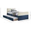 Lit gigogne / rangement en velours Ivy-1958873253