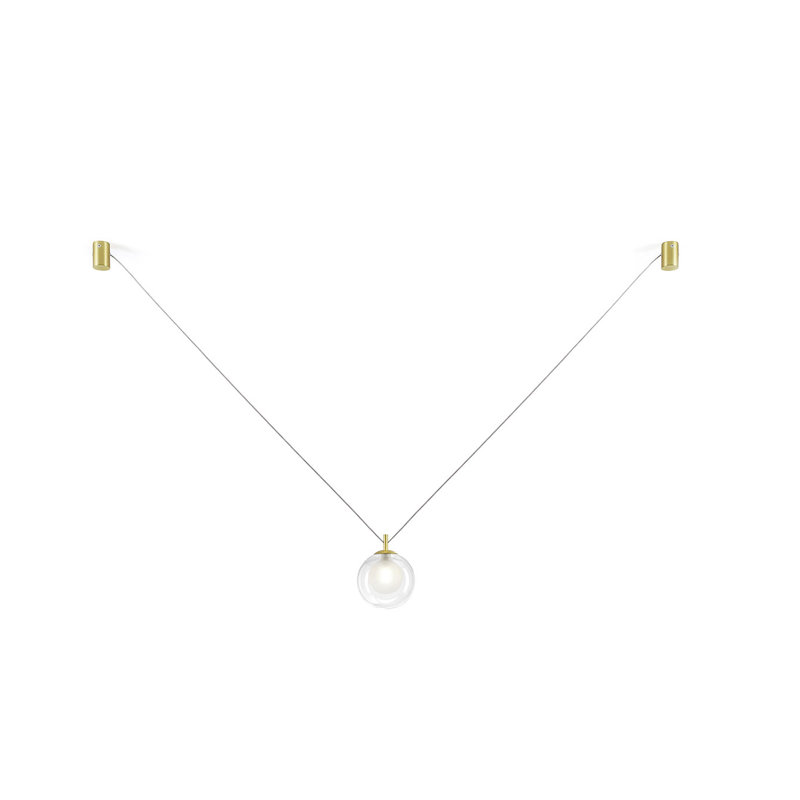 Waynoka 1 - Light Gold Sphere Pendant