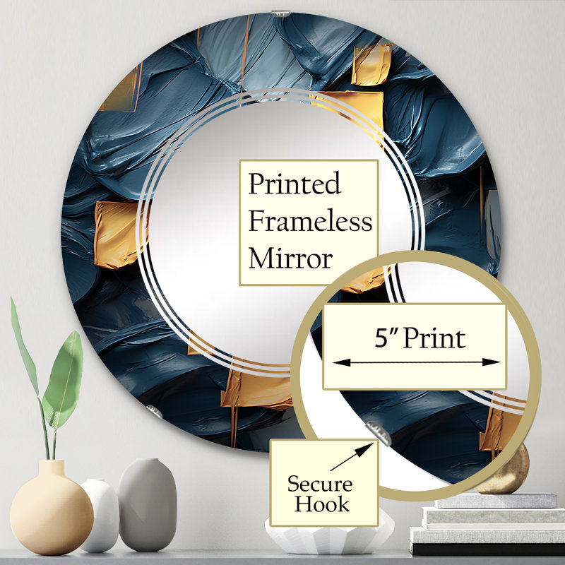 Miroir mural Zino, 24 po x 24 po