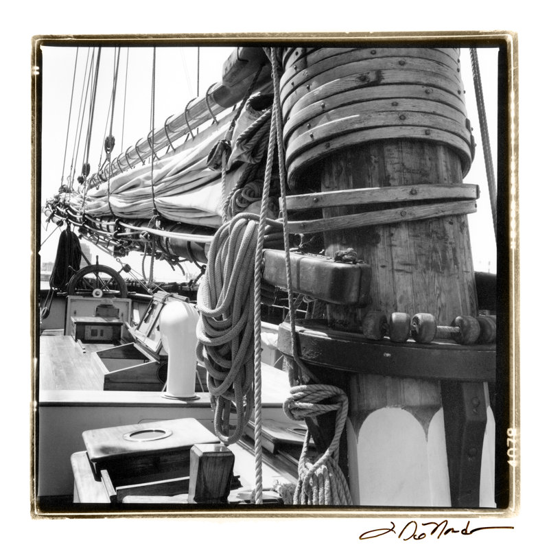 Ship Shape I - Wrapped Canvas Print, 30cm H x 30cm W
