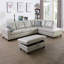 Canapé modulaire en cuir 3 pièces Pondella-1103820981-1104432405
