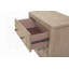 Table de chevet 2 tiroirs avec finition sable