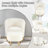 Upholstered 27" Wide Barrel Chair with Ottoman-94595591