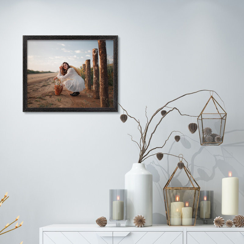 Bridgit Balck 11x14 Wood Picture Frame